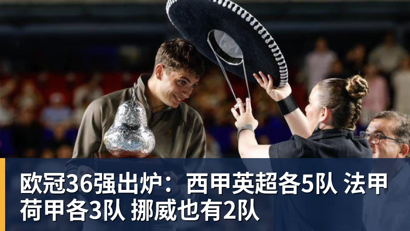 欧冠36强出炉：西甲英超各5队 法甲荷甲各3队 挪威也有2队